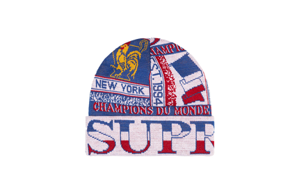 Supreme Schalmütze „Weiß“