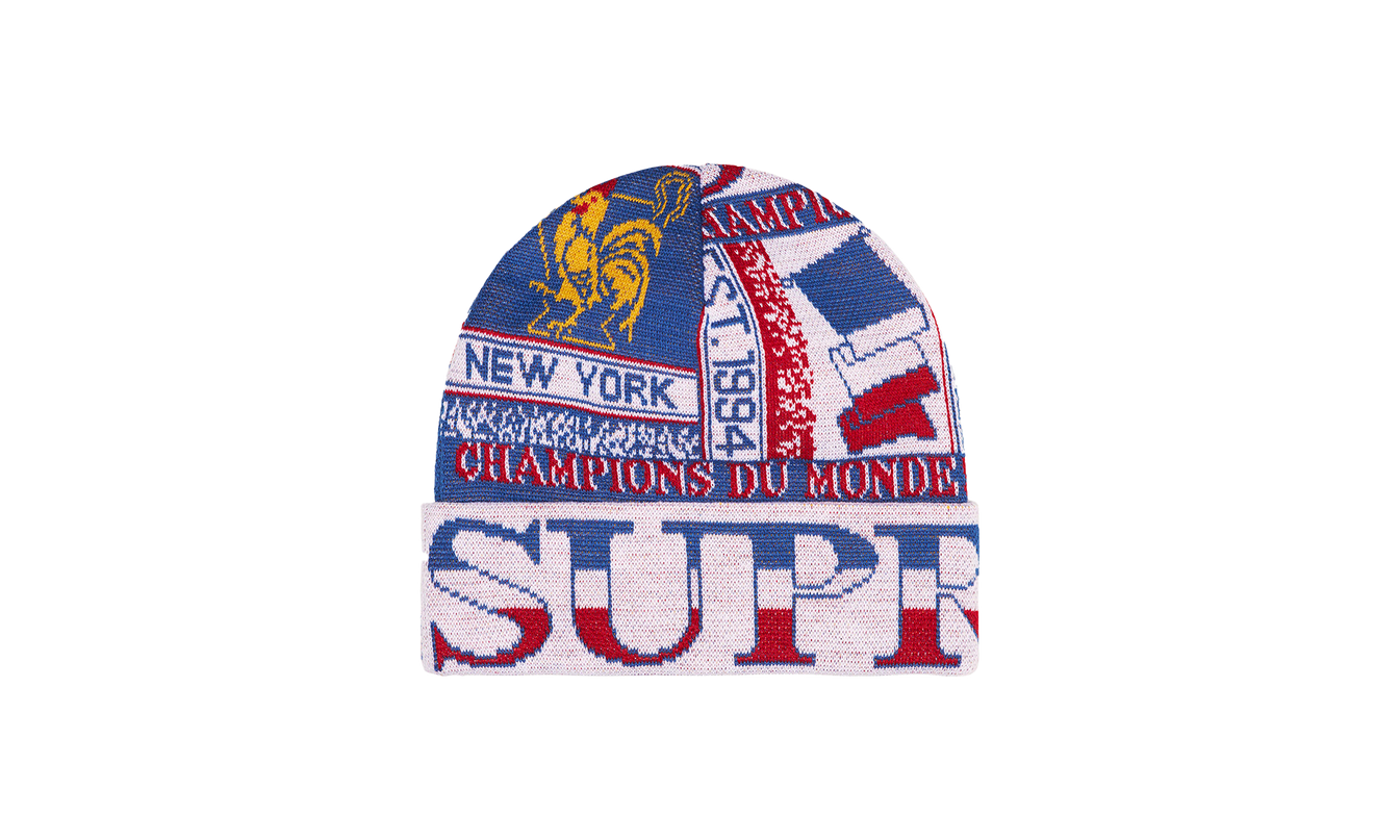 Supreme Scarf Beanie "White"