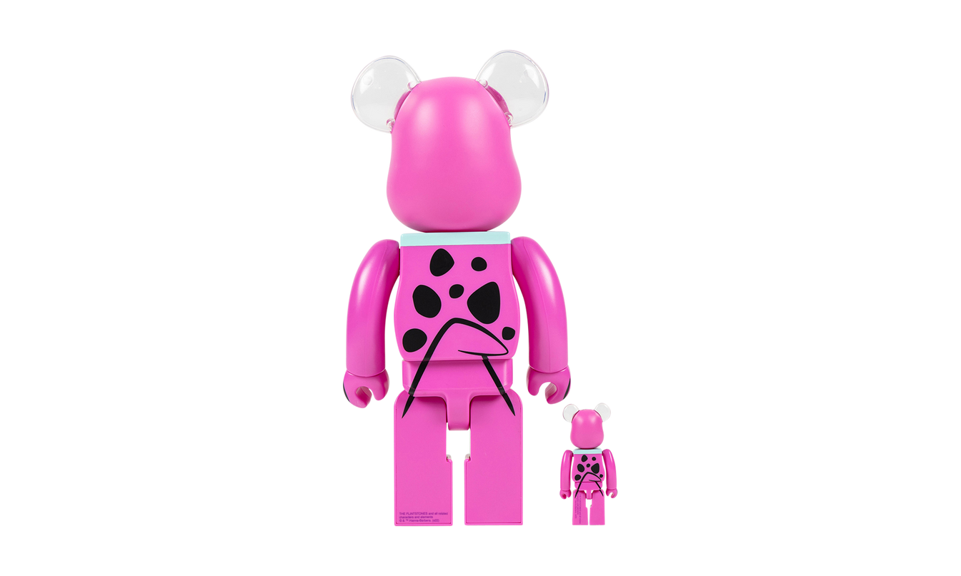 Bearbrick The Flintstones Dino "100% & 400% Set"