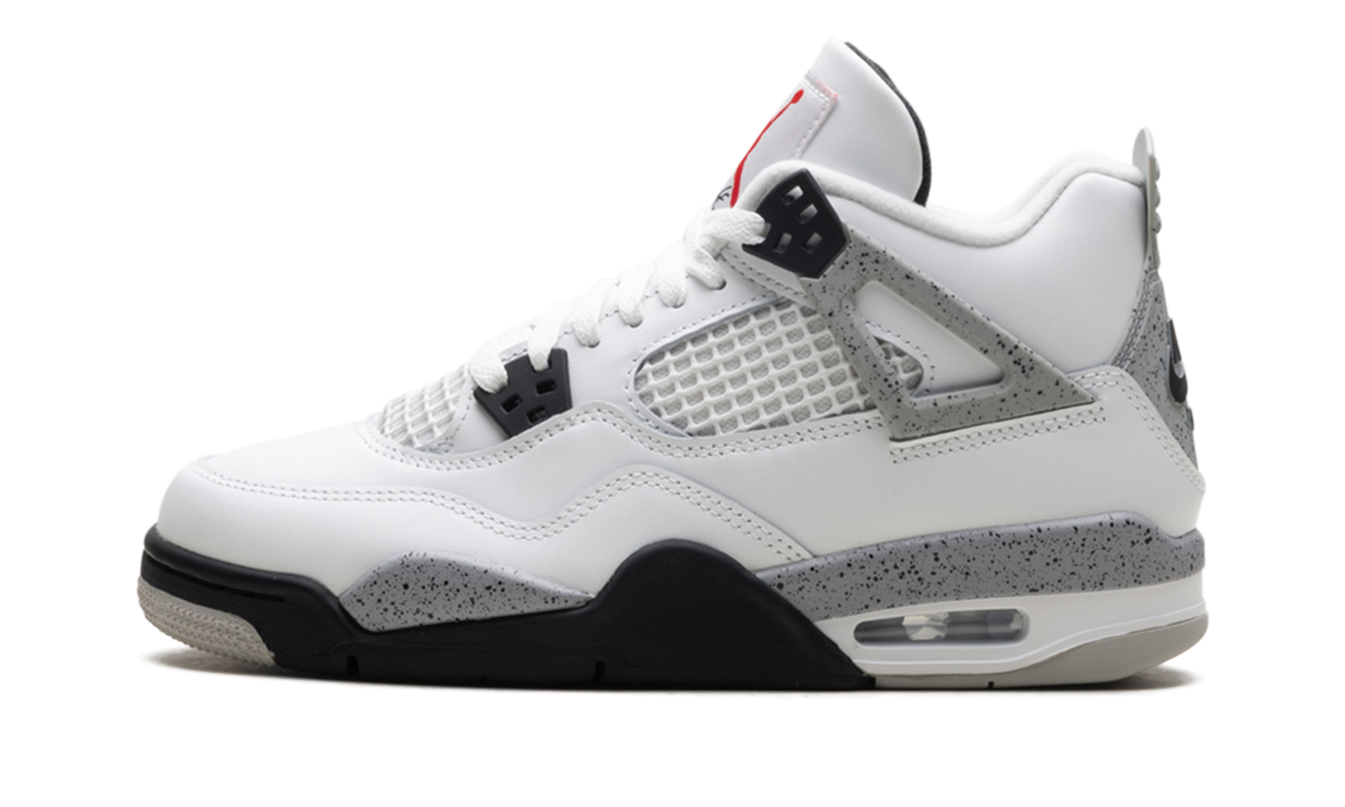 Air Jordan 4 Retro GS "White Cement"