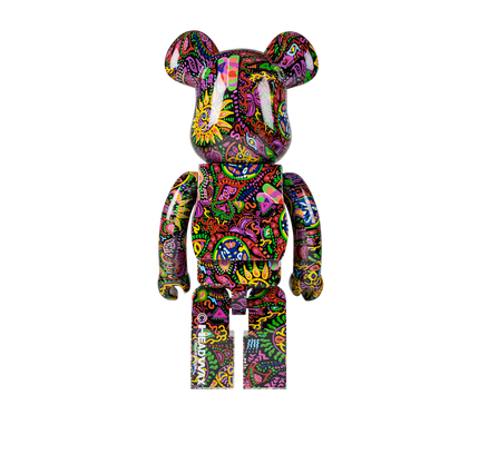 Bearbrick Psychedelic Paisley "1000%"