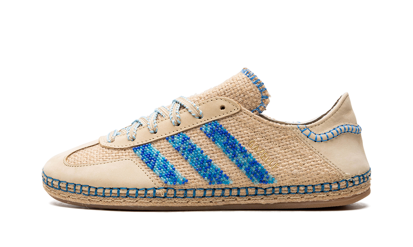 Adidas Gazelle "CLOT - Linen Khaki / Light Blue"