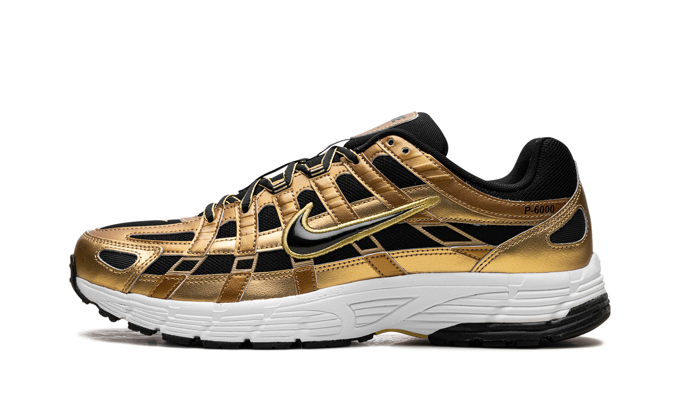 Nike P-6000 „Metallic Gold Infinite Gold Weiß Schwarz“