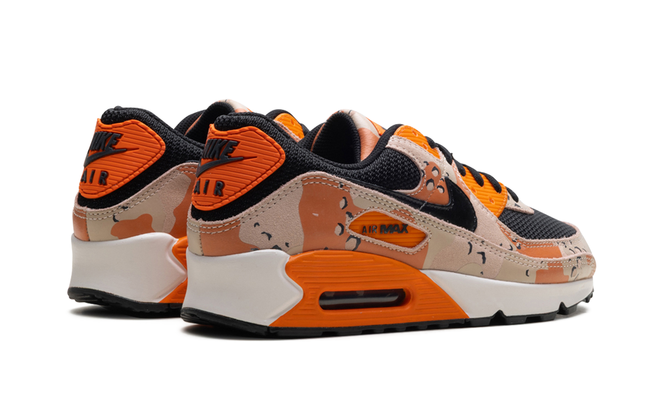 Nike Air Max 90 Premium "Bio Beige / Safety Orange / Phantom / Black"