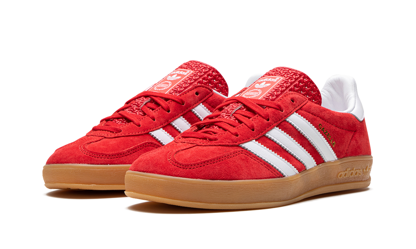 Adidas Gazelle Indoor "Scarlet Cloud White"