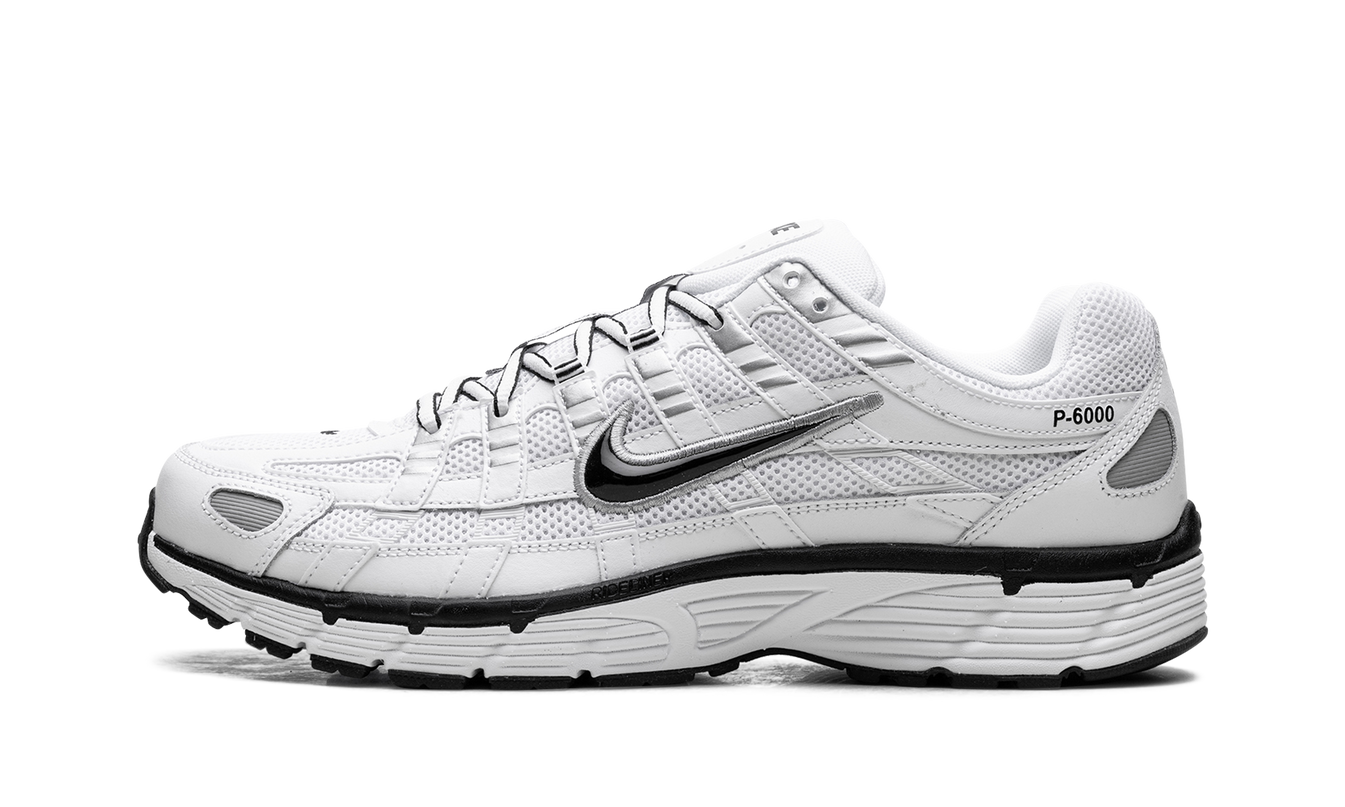 Nike P-6000 "White Metallic Silver Black"