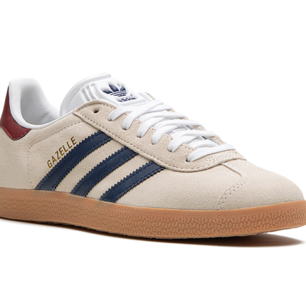 Adidas Gazelle "Off White / Dark Blue / Gum"