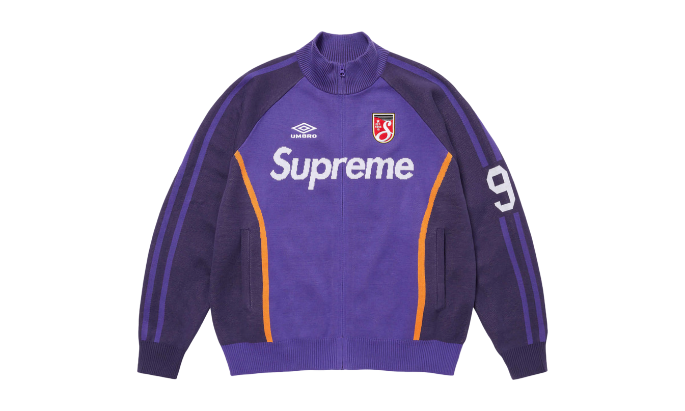 Supreme Umbro® Zip Up Sweater "SS 25 - Purple"
