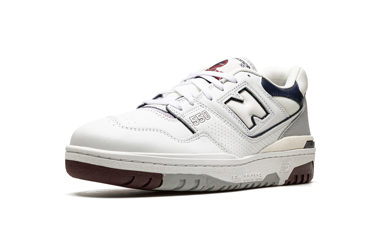 New Balance 550 "White / Indigo / Burgundy"