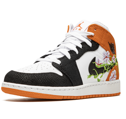 Air Jordan 1 Mid GS "Basketball Blossom"