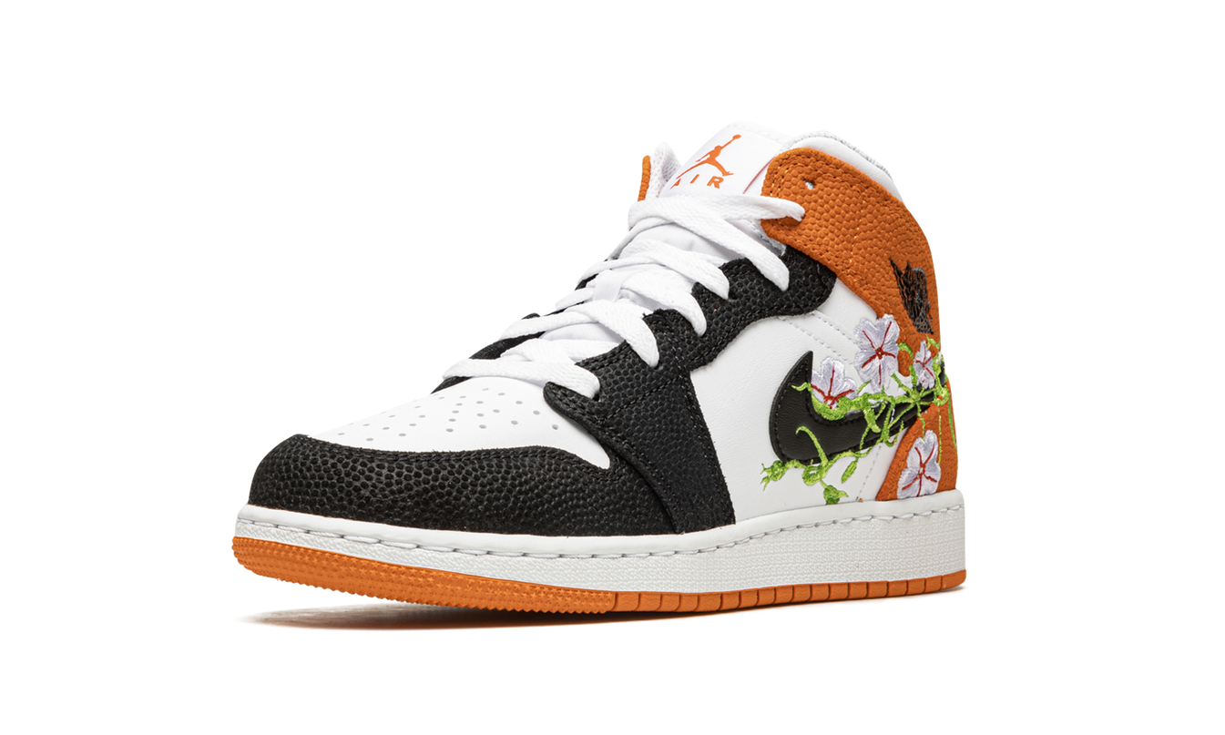Air Jordan 1 Mid GS "Basketball Blossom"