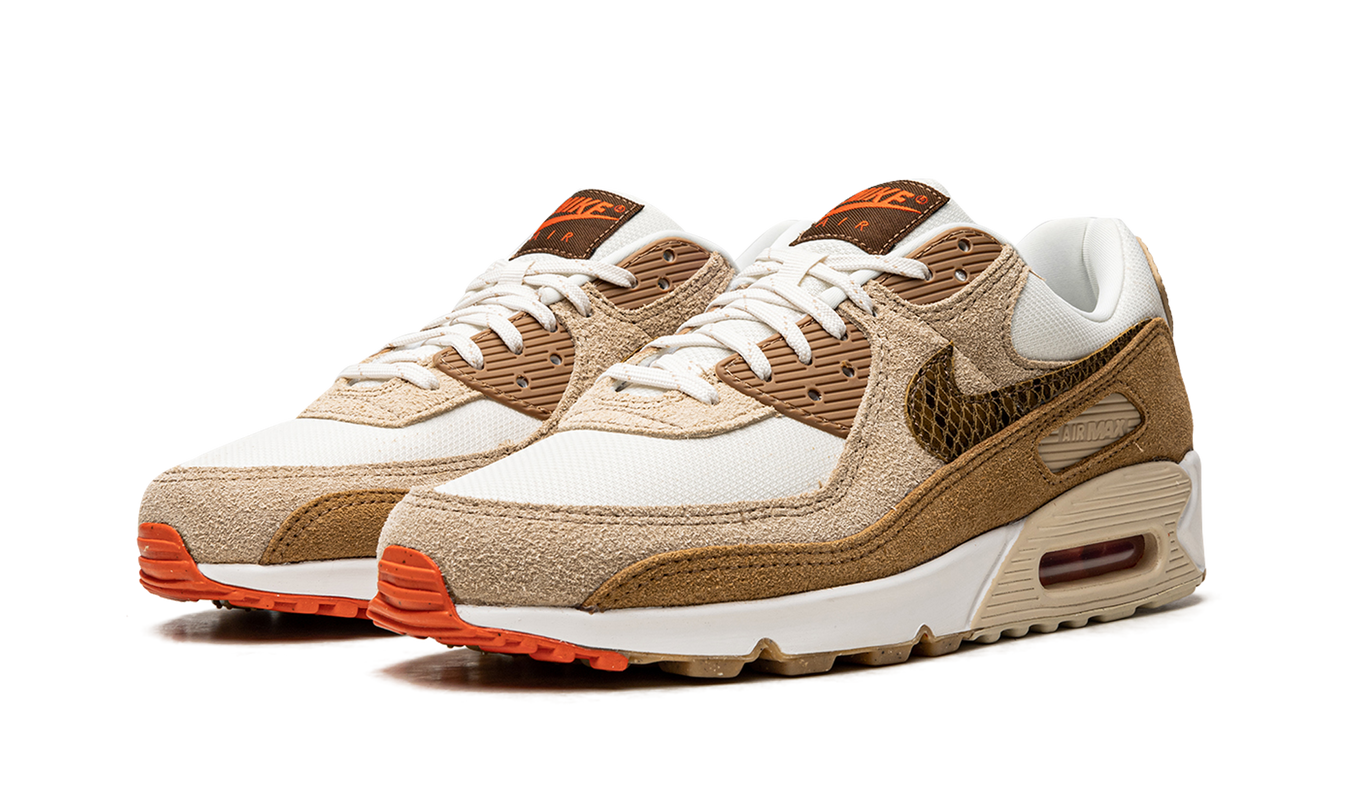 Nike Air Max 90 WMNS "Pale Ivory Snakeskin Swoosh"