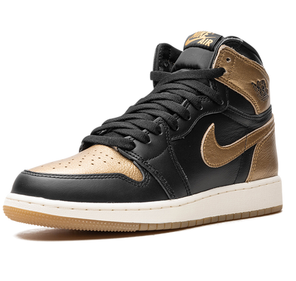 Air Jordan 1 GS "Black Metallic Gold"