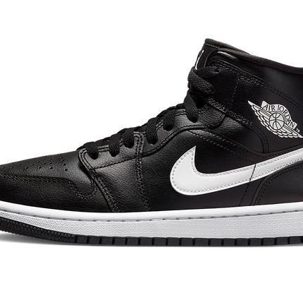 Air Jordan 1 MID WMNS "Black / White"