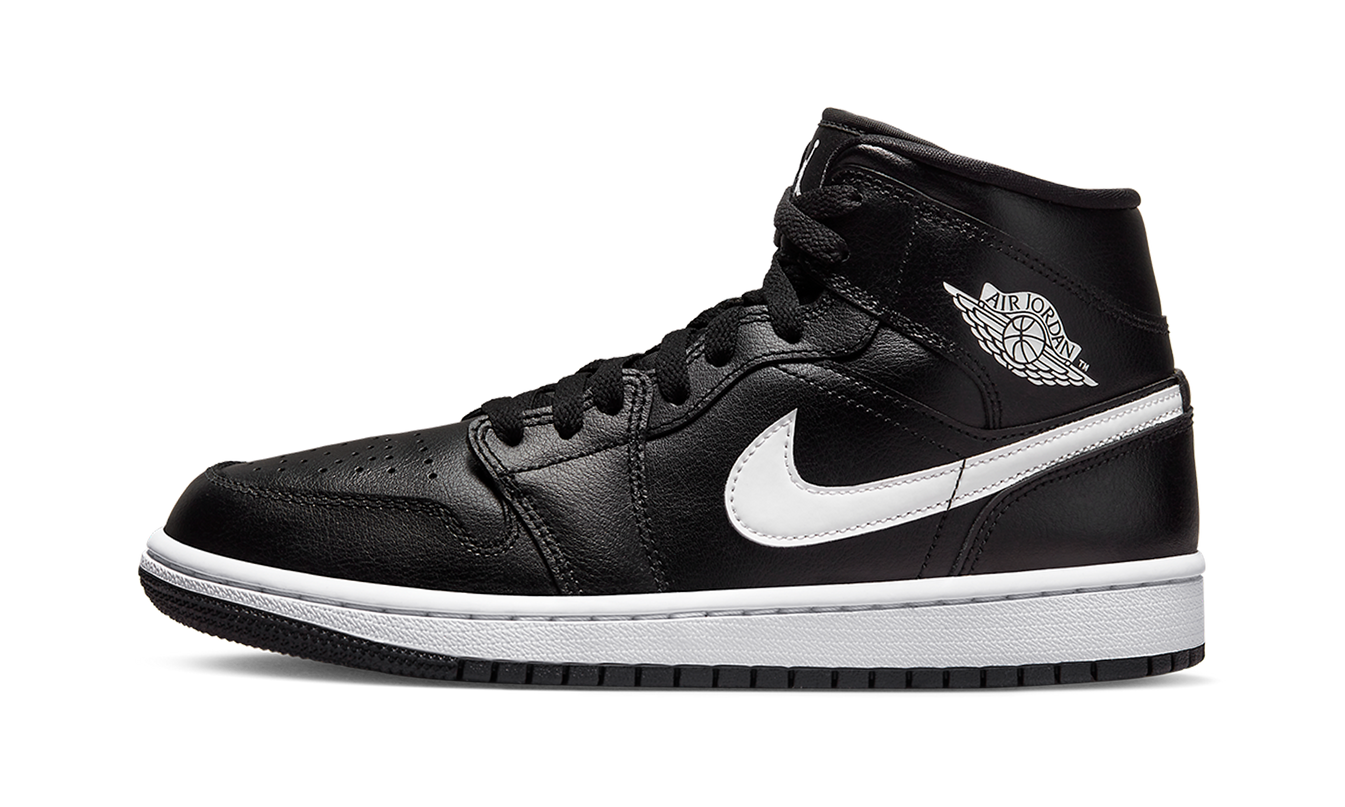 Air Jordan 1 MID WMNS "Black / White"
