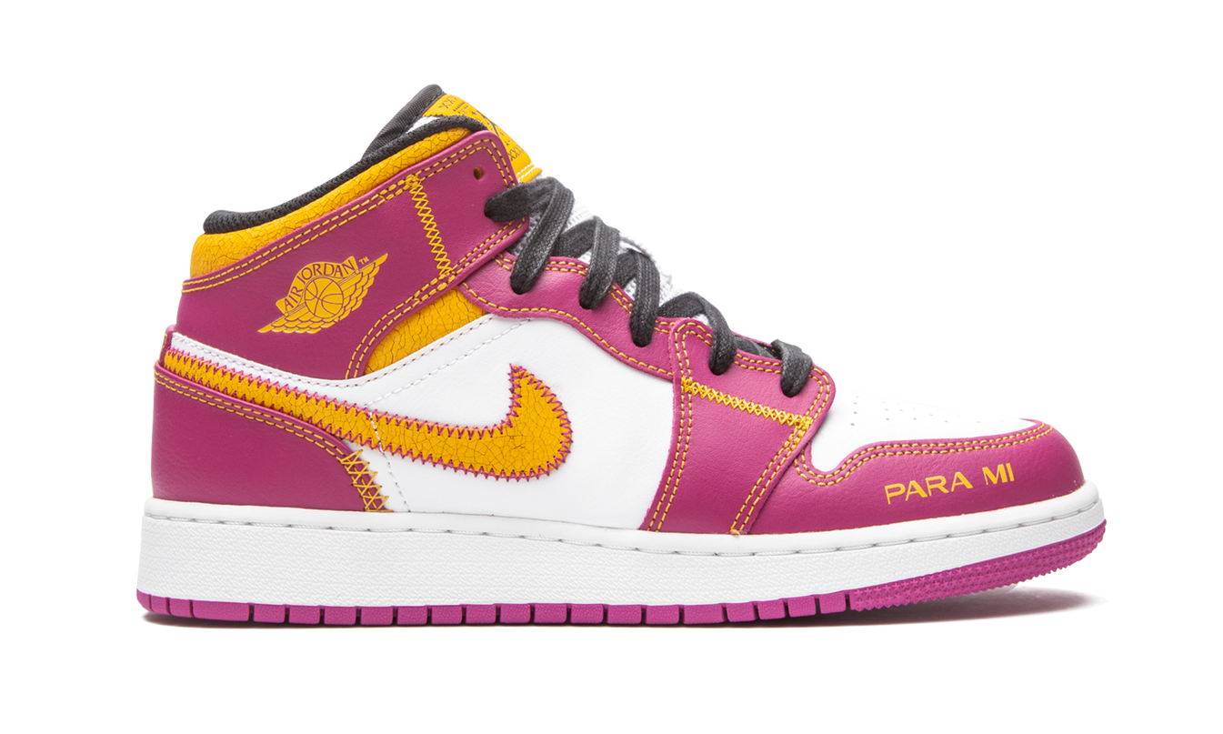 Air Jordan 1 Mid DOD GS "Day of the Dead"