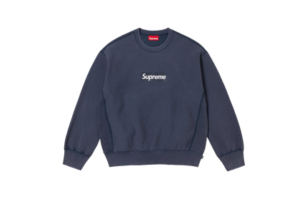 Supreme Washed Box Logo Crewneck 