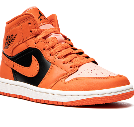 Air Jordan 1 MID SE WMNS "Orange / Black"