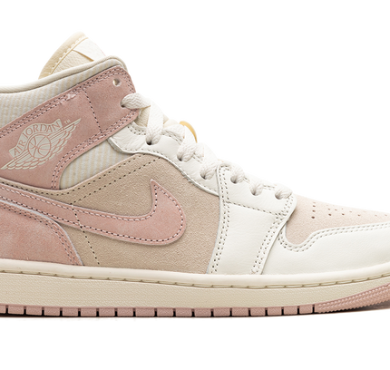 Air Jordan 1 Mid SE WMNS "Coconut Milk / Legend Pink"