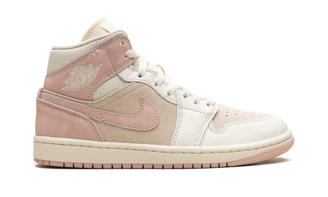 Air Jordan 1 Mid SE WMNS "Coconut Milk / Legend Pink"