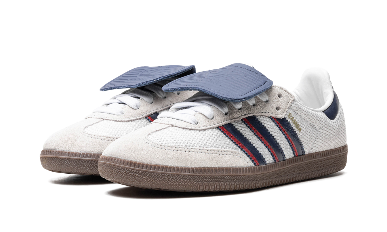 Adidas Samba LT "Crystal White Dark Blue"