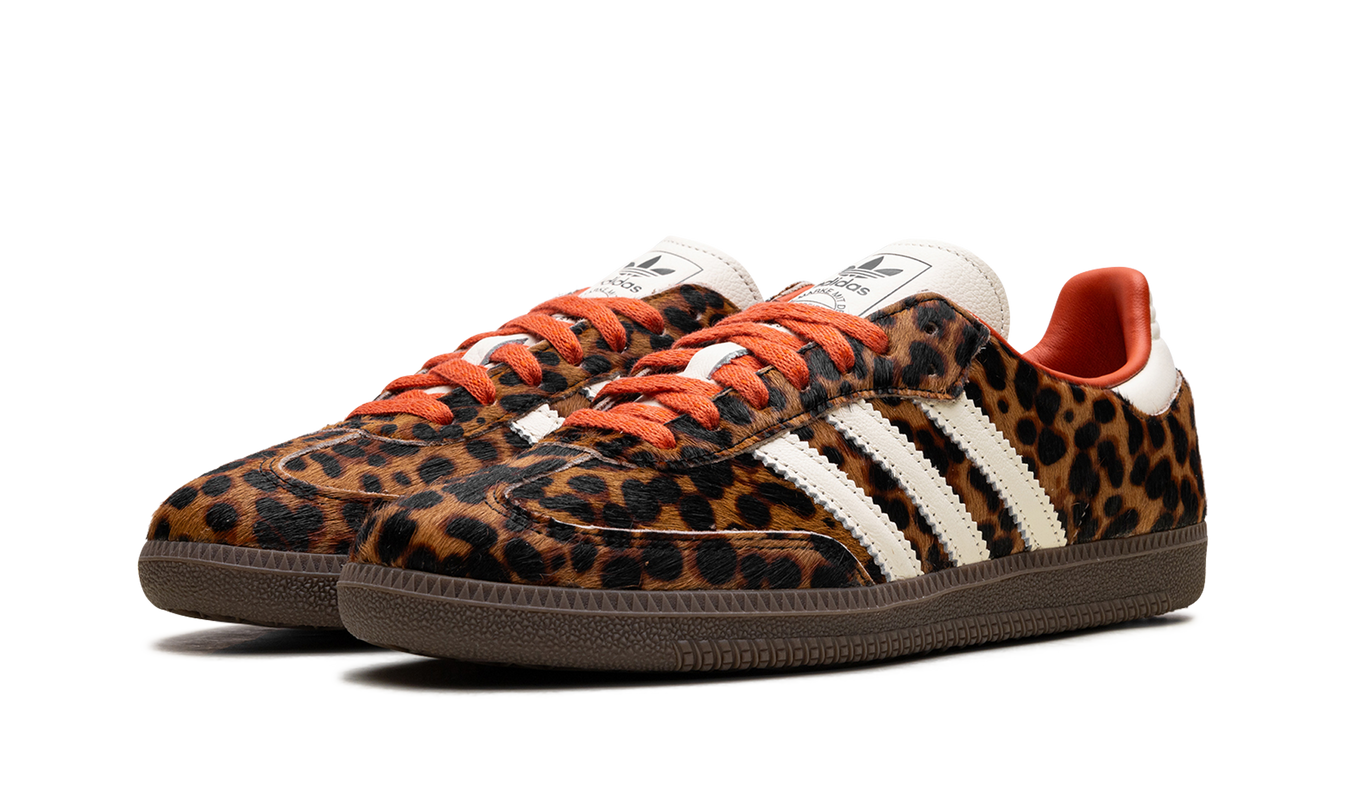 Adidas Samba OG WMNS "Leopard / Cream Orange"