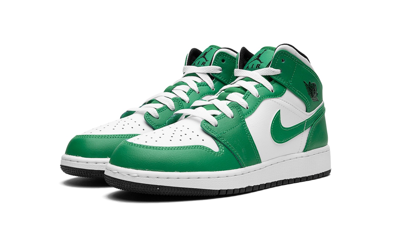 Air Jordan 1 Mid GS "Lucky Green"