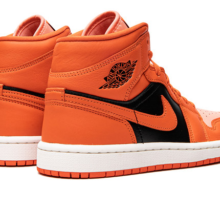 Air Jordan 1 MID SE WMNS "Orange / Black"