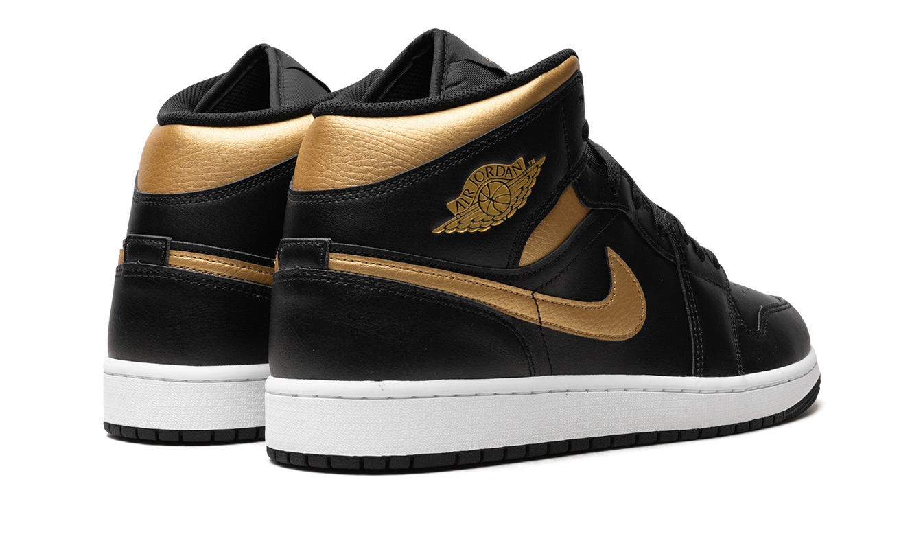 Air Jordan 1 Mid "Black Gold"