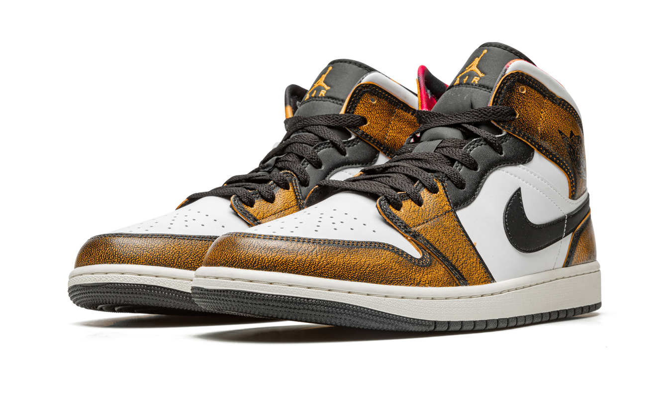 Air Jordan 1 Mid SE "Orange Wear Away"