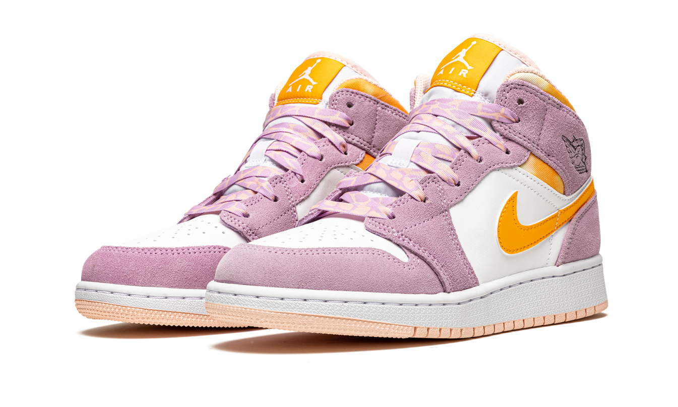 Air Jordan 1 Mid SE GS "Arctic Pink"