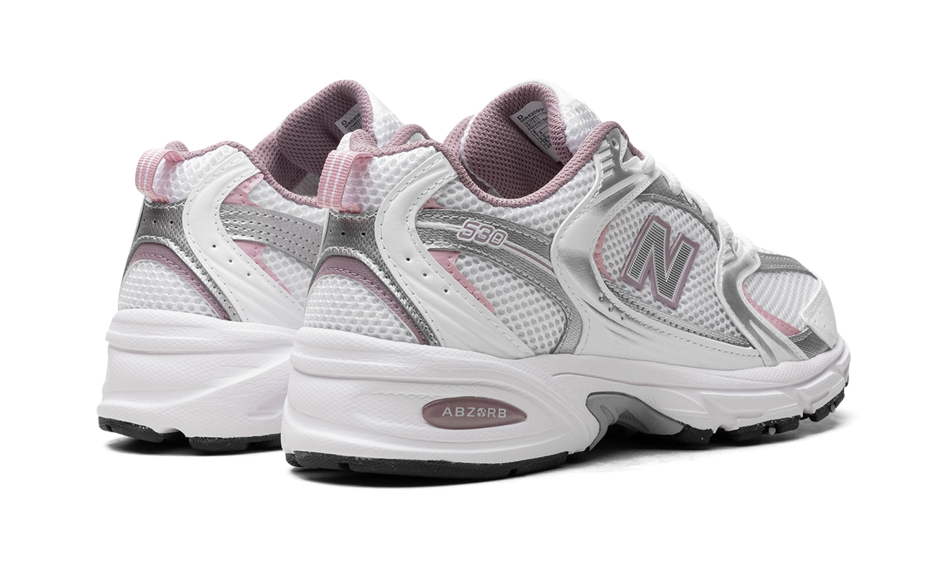 New Balance 530 "White/Silver Metalic/Ice Wine/Mid Century Pin"