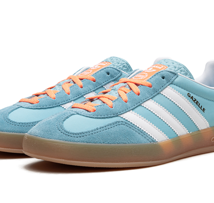 Adidas Gazelle Indoor "Preloved Blue White Gum"