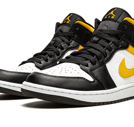 Air Jordan 1 Mid "White / Pollen / Black"