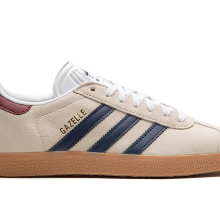Adidas Gazelle "Off White / Dark Blue / Gum"