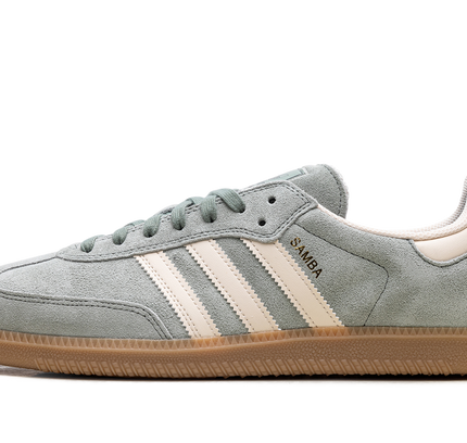 Adidas Samba "Silver Green Wonder White"
