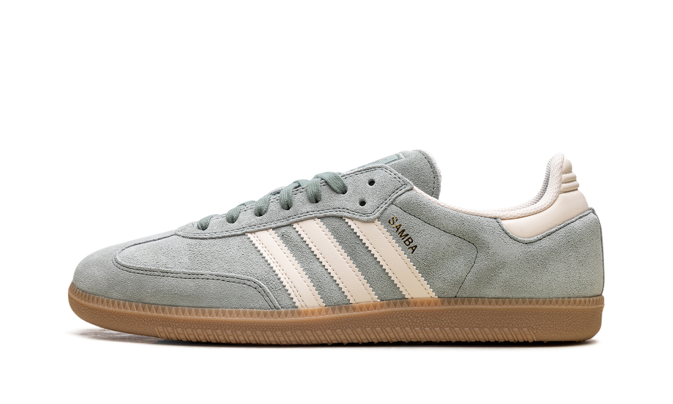 Adidas Samba "Silver Green Wonder White"