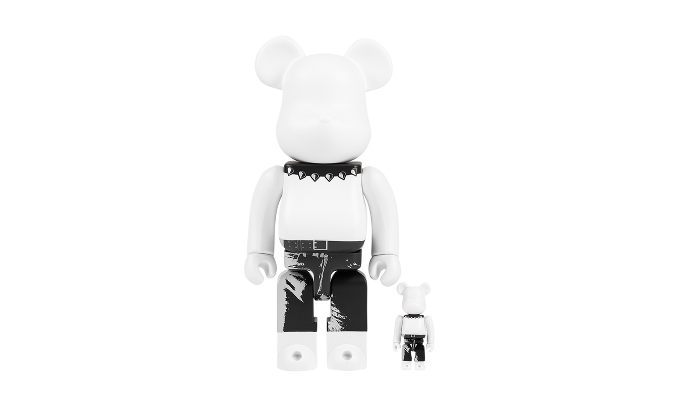 Bearbrick Andy Warhol "The Rolling Stones - Sticky Fingers 100% 400%"