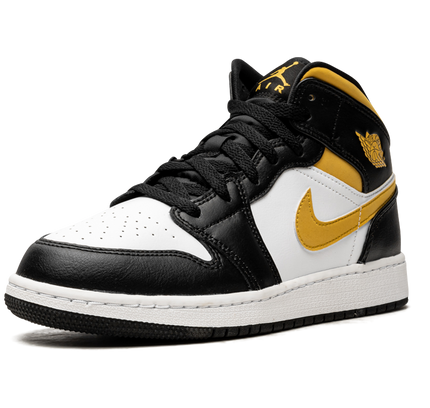 Air Jordan 1 Mid GS "Pollen / Black / White"