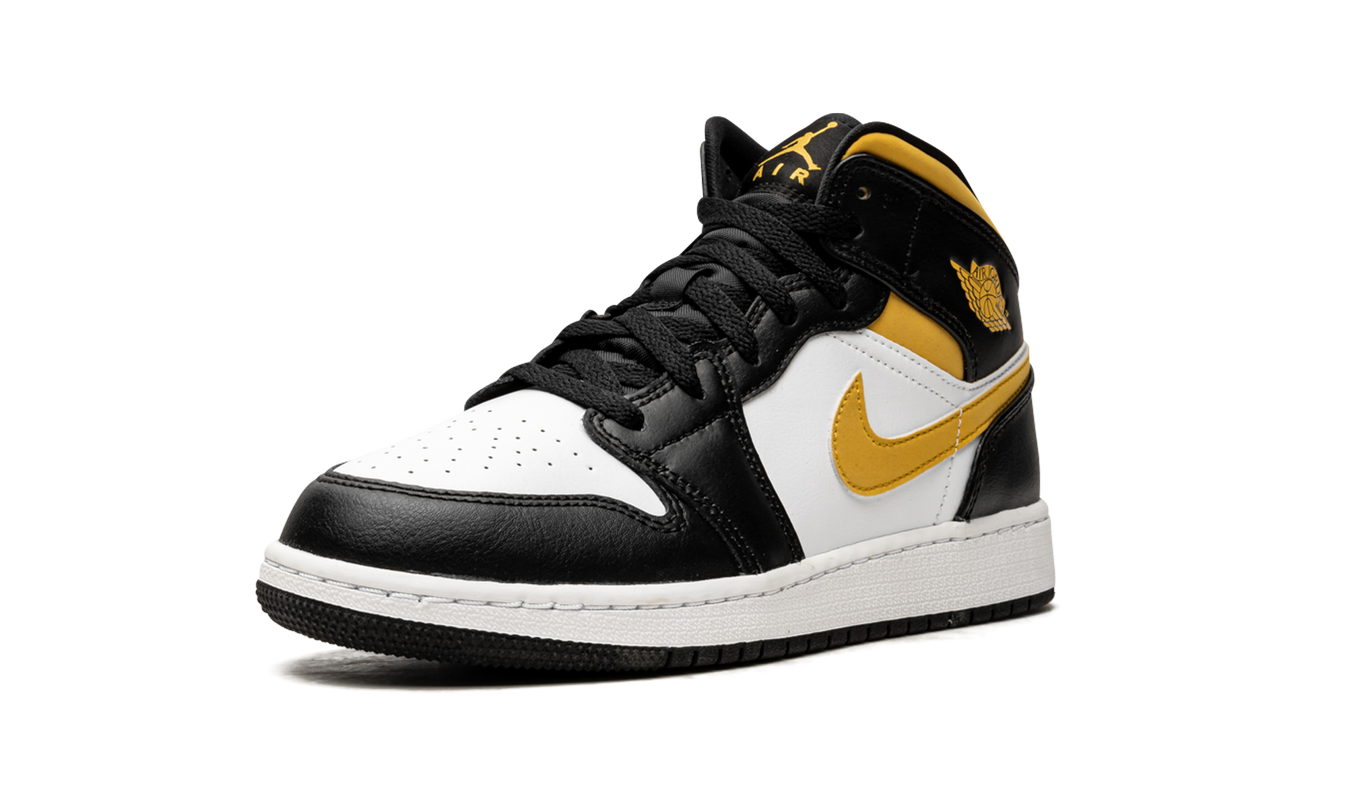 Air Jordan 1 Mid GS "Pollen / Black / White"