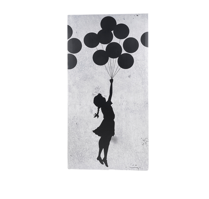 Flying Balloons Girl "1000%"