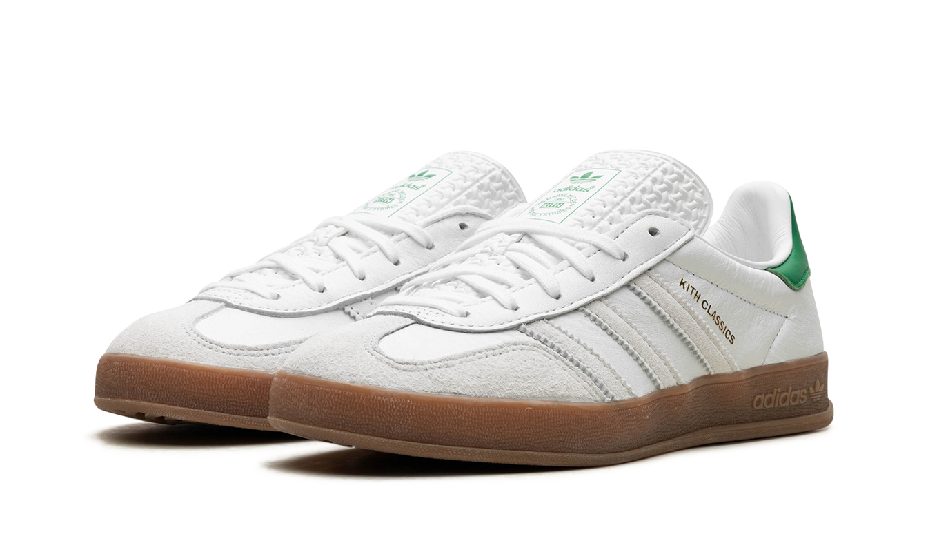 Adidas Gazelle Indoor "Kith- White / Green"
