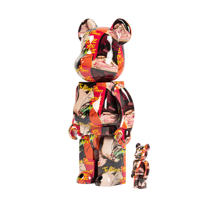 Bearbrick Andy Warhol "The Rolling Stones (Love You Live) 100% & 400%"