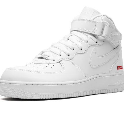 Nike Air Force 1 Mid "Supreme - Mini Box Logo White"