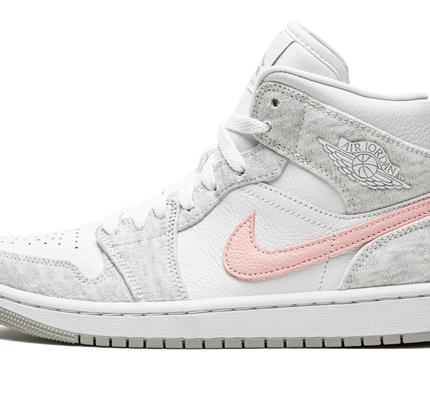 Air Jordan 1 MID SE WMNS "Heather Grey / Pink / Iron Ore"