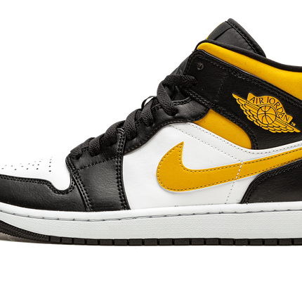 Air Jordan 1 Mid "White / Pollen / Black"