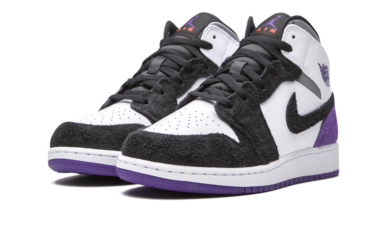 Air Jordan 1 Mid SE GS "Court Purple Suede"