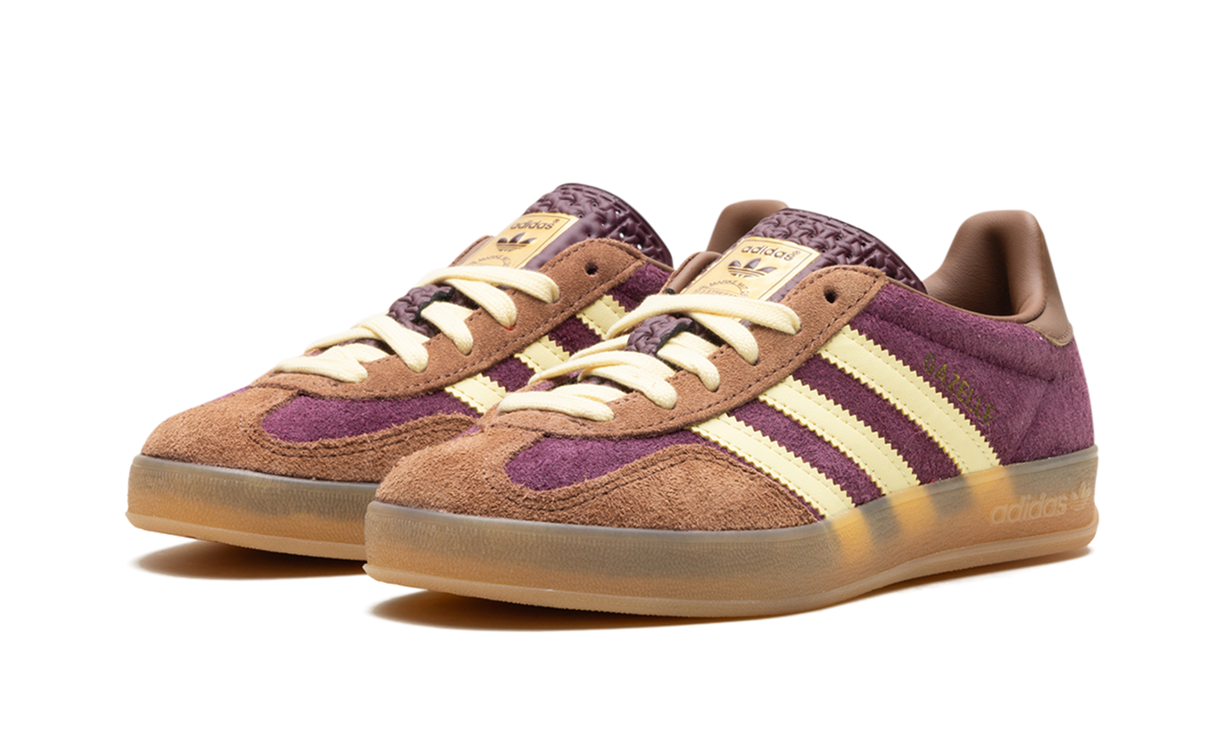 Adidas Gazelle Indoor "Maroon Almost Yellow"