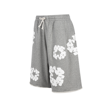 Denim Tears The Cotton Wreath Shorts "Grey"