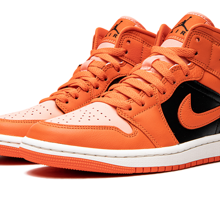 Air Jordan 1 MID SE WMNS "Orange / Black"